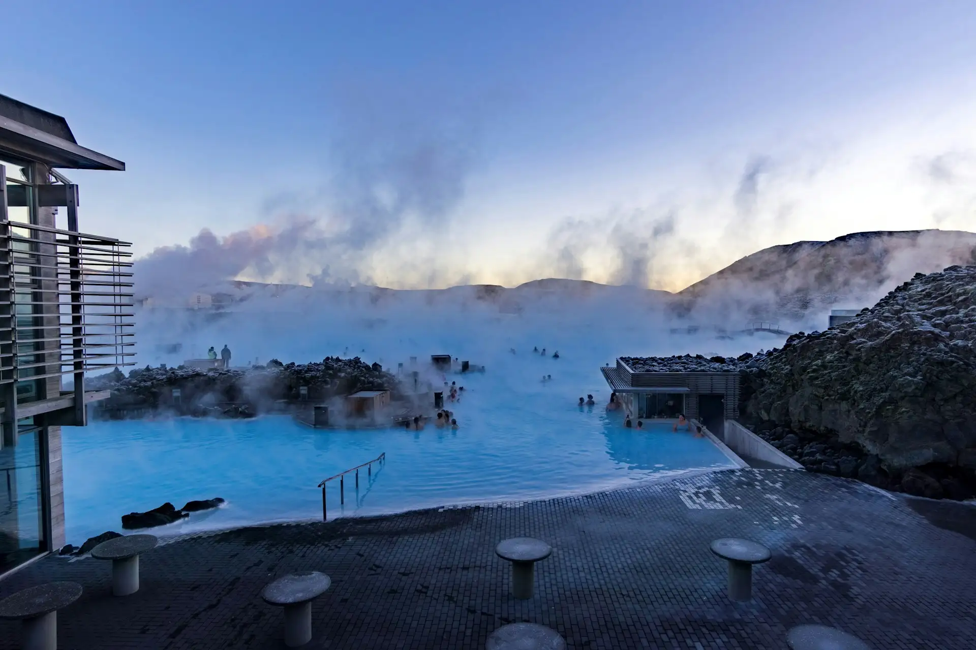 Blue Lagoon near Reykjavik in Iceland